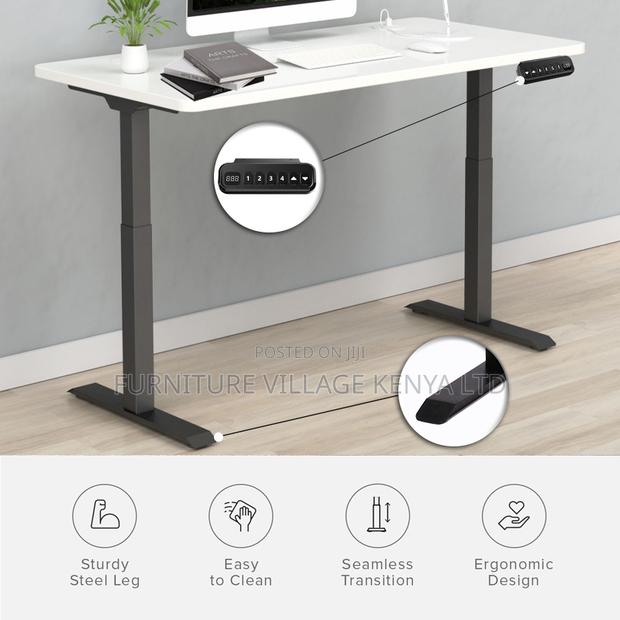 Executive Laptop Height Adjustable Standing Desk Frame - thumbnail 3