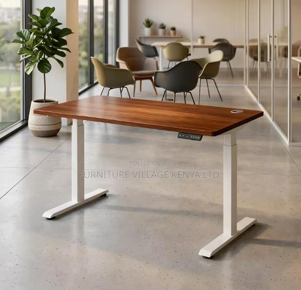 Executive Laptop Height Adjustable Standing Desk Frame - thumbnail 7