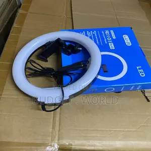 Smart Led Selfie Ring Light With Tall Tripod Stand for Mobile Recordin