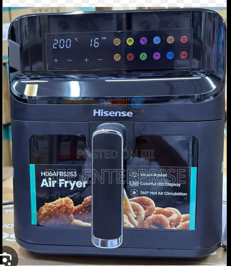 Air Fryer 6.3 Litres H06afbs1s3-6.3l, Fan,Single Tray