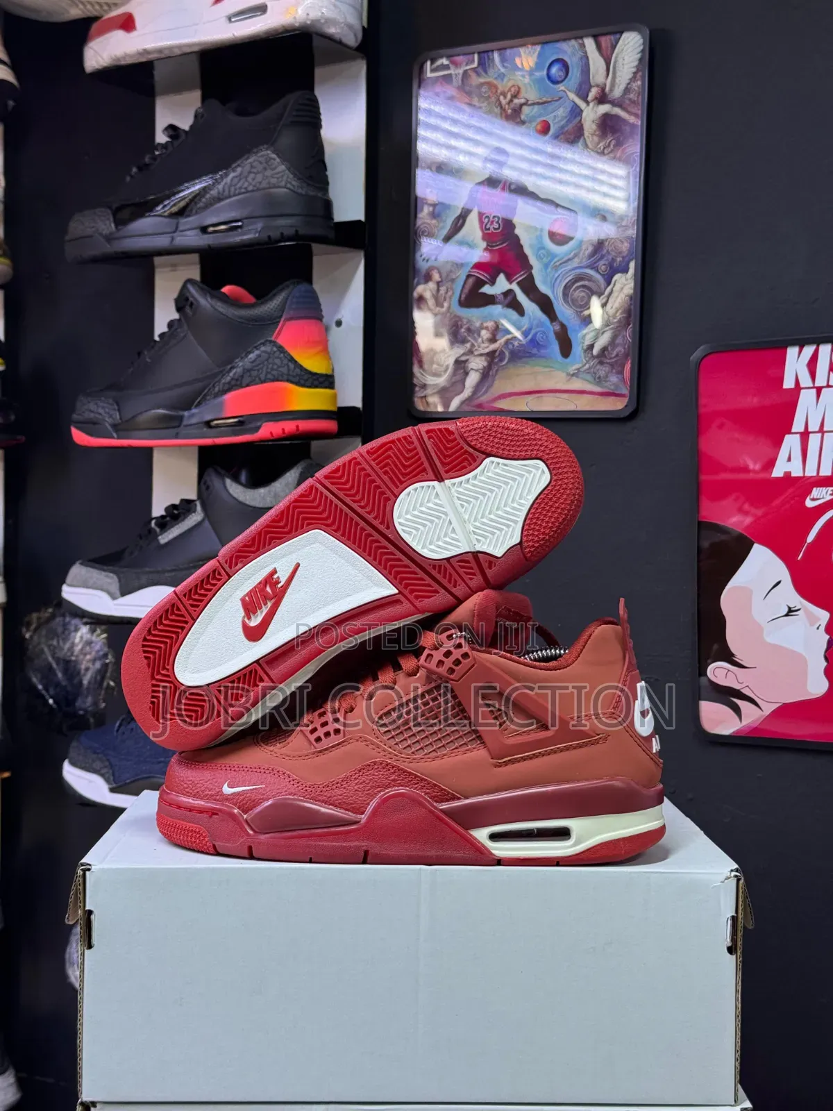 Nike Air Jordan 4 "Brick by Brick” Sneakers