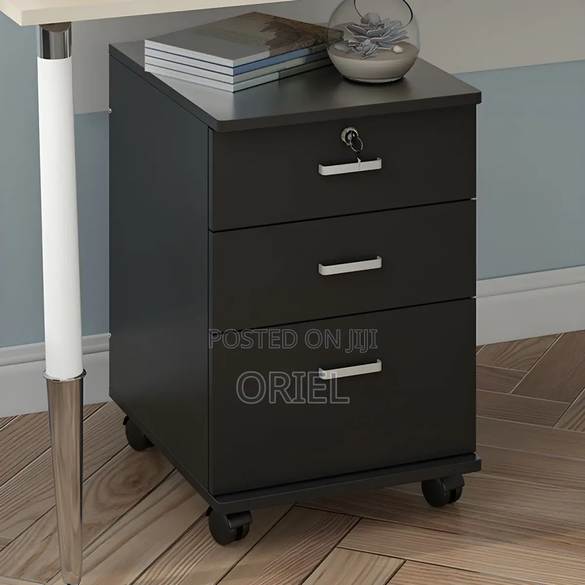 3-Drawer Office Cabinet : Home Office Filing Cabinet