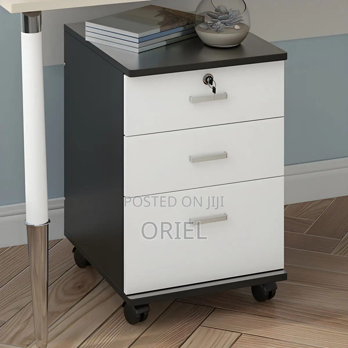 3-Drawer Office Cabinet : Home Office Filing Cabinet