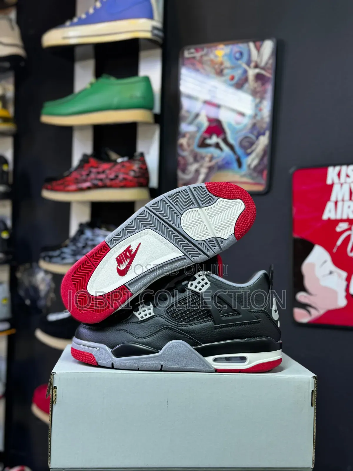 Nike Air Jordan 4 "Bred Reimagined" Sneakers