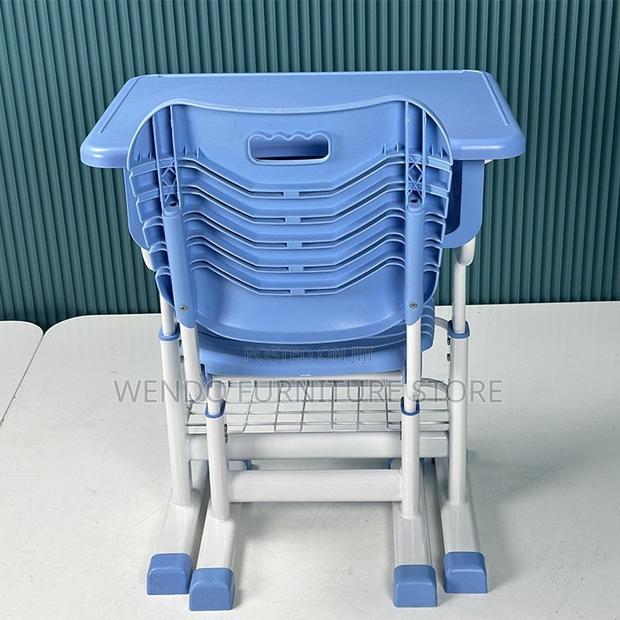 Kids Combo : Modern Adjustable Blue Kid’S Study Desk and Chair Set - thumbnail 5