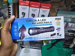 P50 Super Bright Led Torch Waterproof Zoom Flashlight