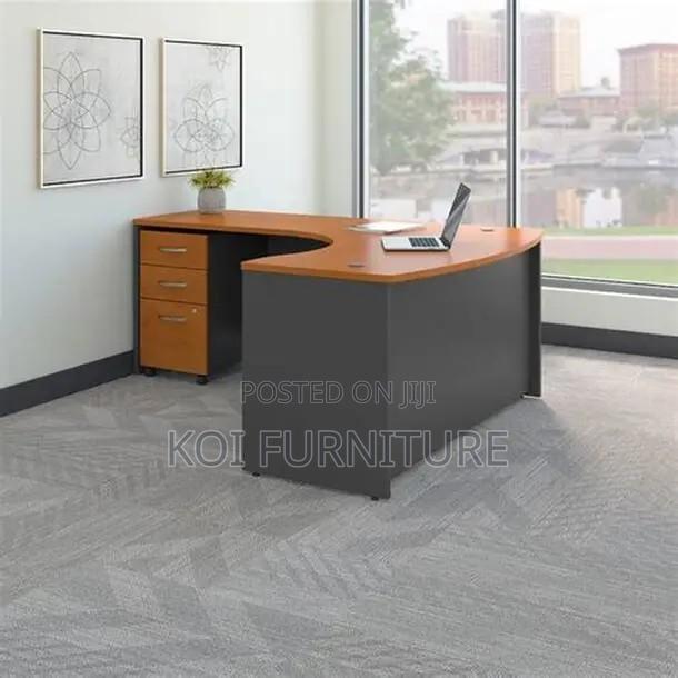 Office Desk; 1.2m Curved Office Blending Desk - thumbnail 5