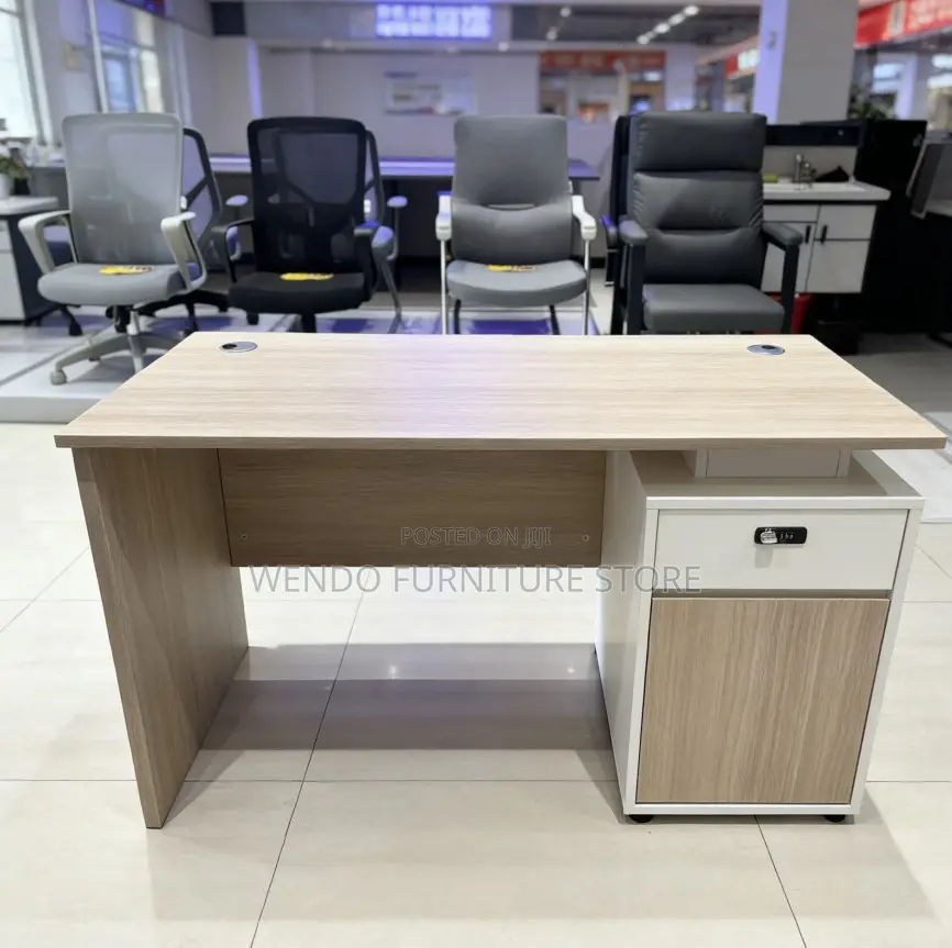 Office Desk : Modern 1.4-Meter Imported Executive Office Desk