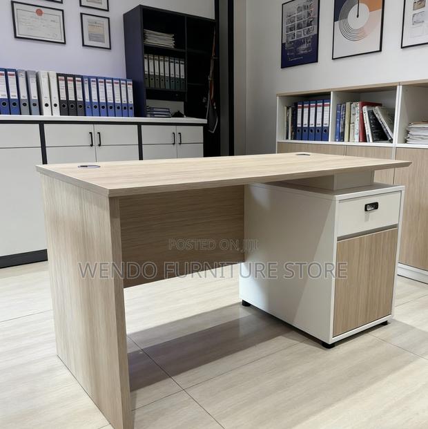 Office Desk : Modern 1.4-Meter Imported Executive Office Desk - thumbnail 8