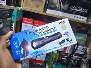 P50 Rechargeable Flashlight 2000 Lumens Camping Torch