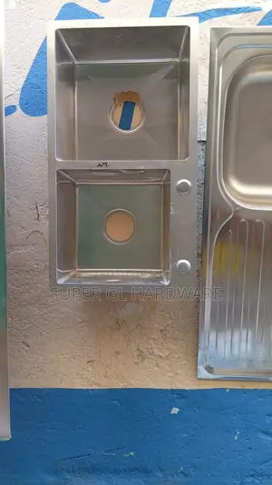 Double Chrome Sink With Basket