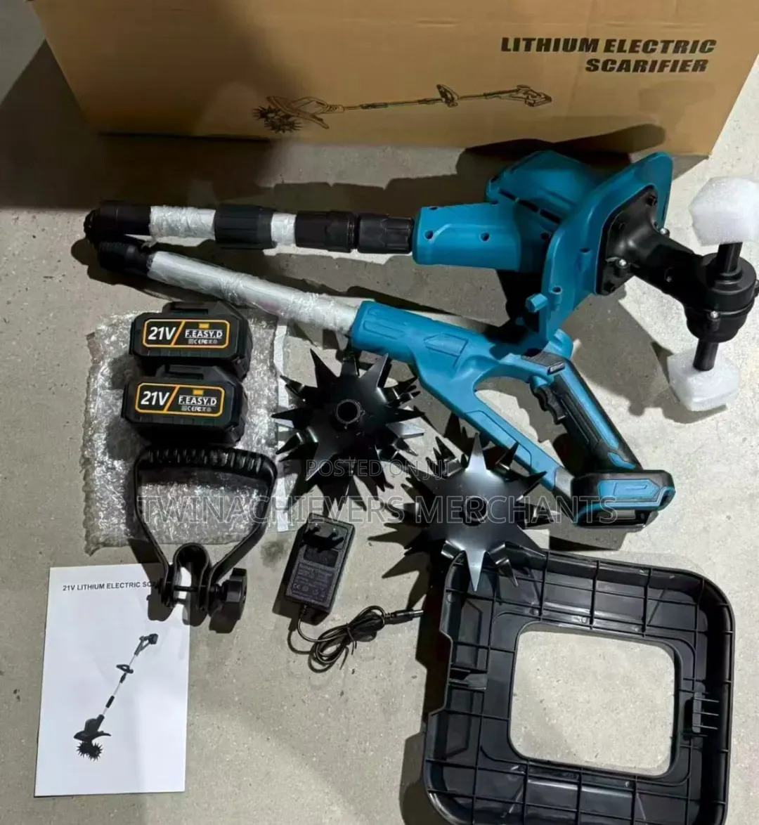 Cordless/Rechargeable Tiller Cultivator