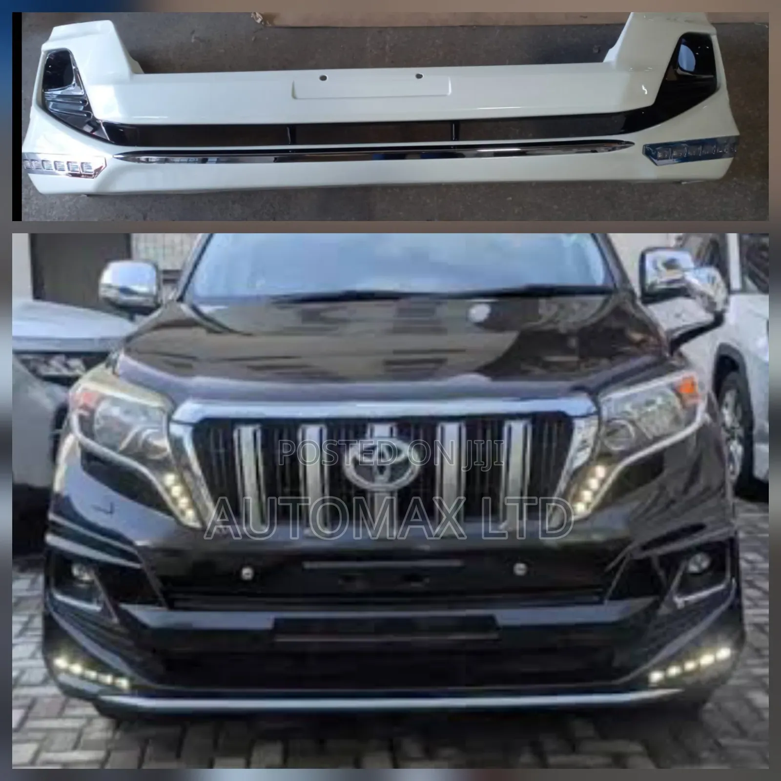Toyota Land Cruiser Prado J150 (Tear Drop) Front Bumper Lip Extension