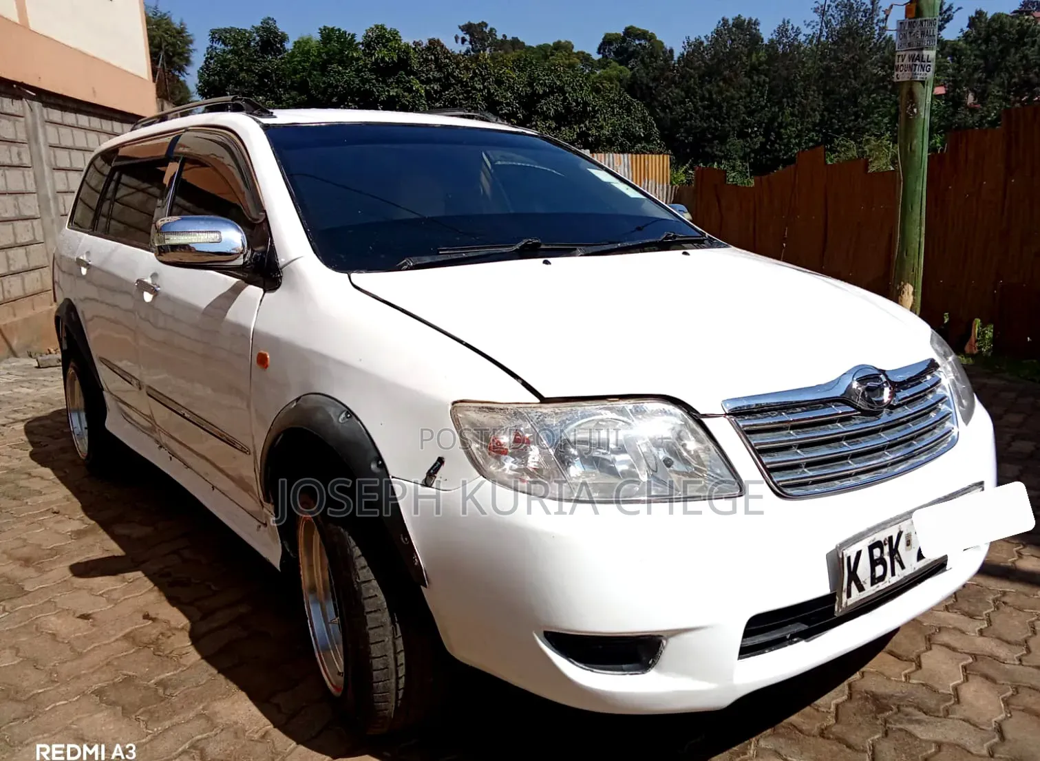 Toyota Corolla Fielder 2003 White