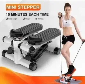 Mini Stepper With Resistance Bands