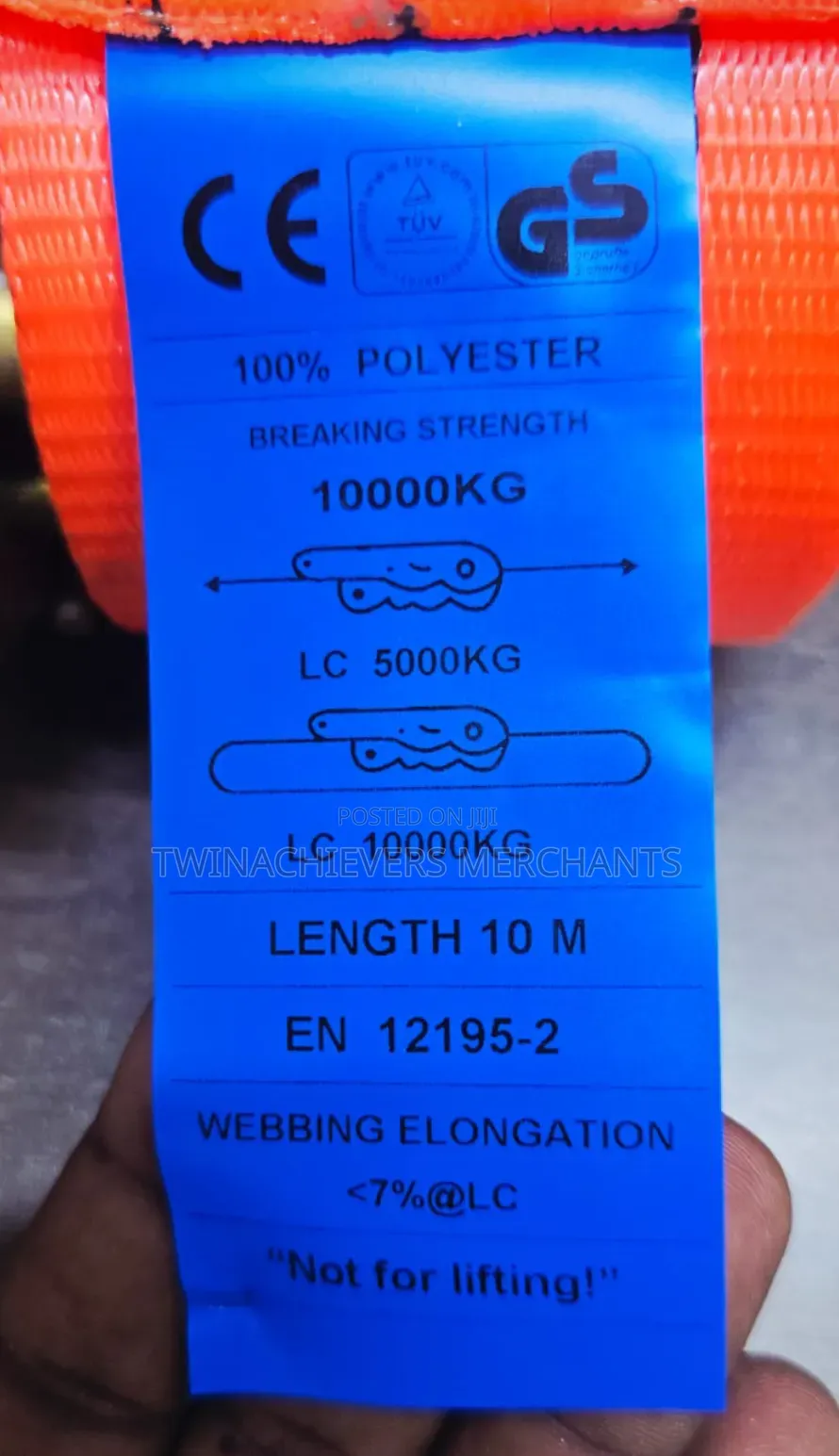 10ton Ratchet Straps/Tie-Down