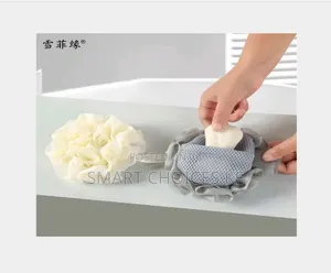Exfoliating Soap Net 
Helps Create Rich Foam for Better Cleansing