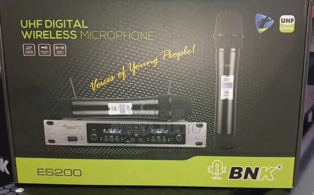 BNK Es200 Uhf Dual Channel Digital Wireless Microphone System