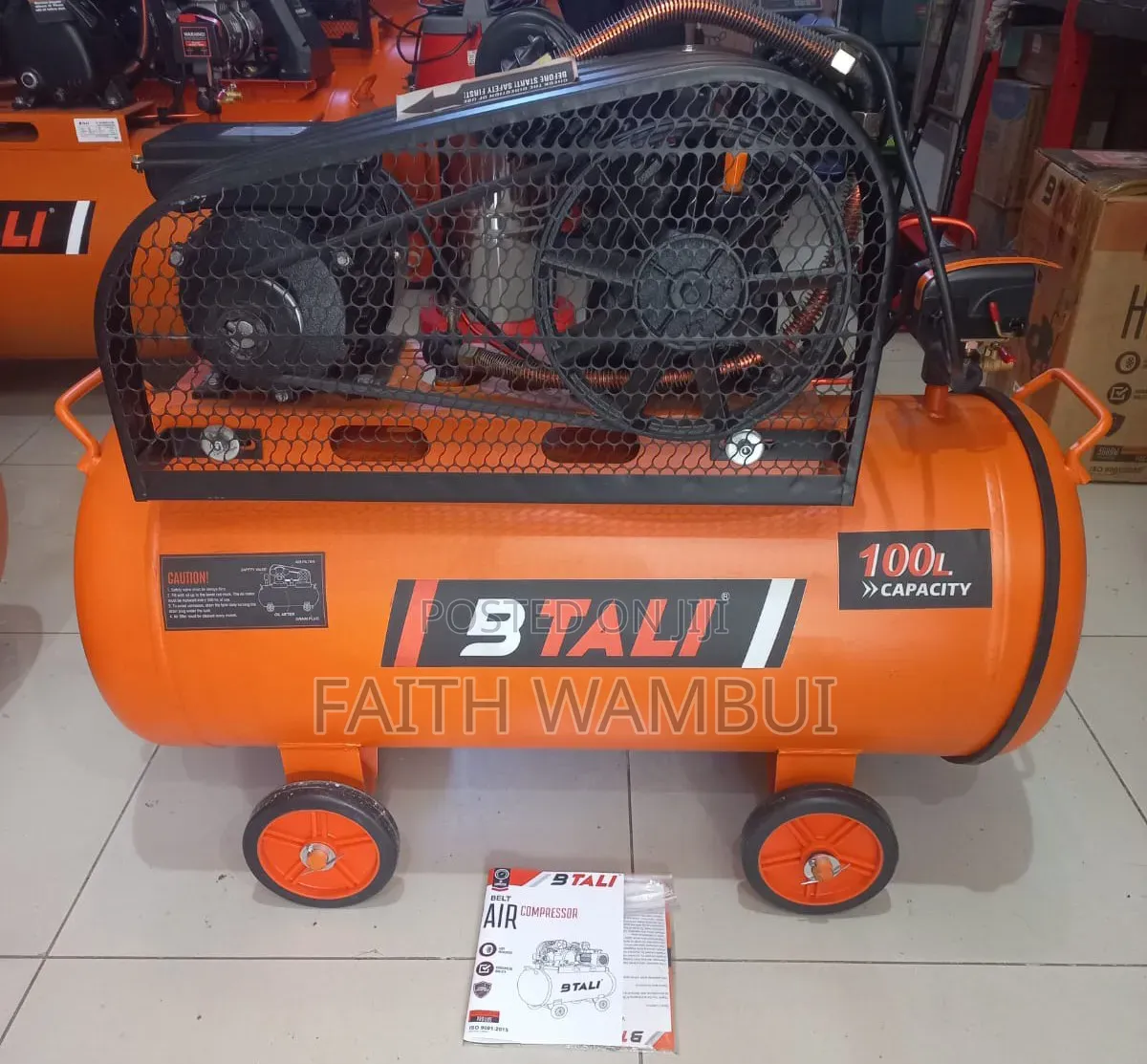 New Arrival B Tal 100 Litres Air Compressor Machine