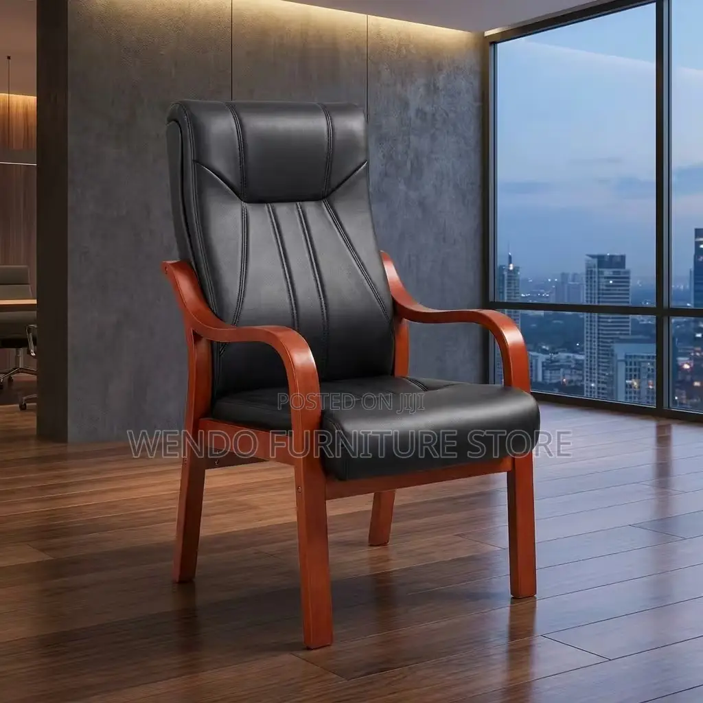Office Chairs; Directors Leather Executive Visitors Desk Chair