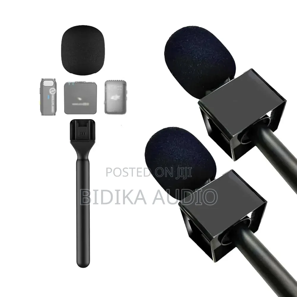 Universal Wireless Microphone Interview Handle Adapter Rig
