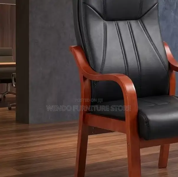 Office Chairs; Directors Leather Executive Visitors Desk Chair