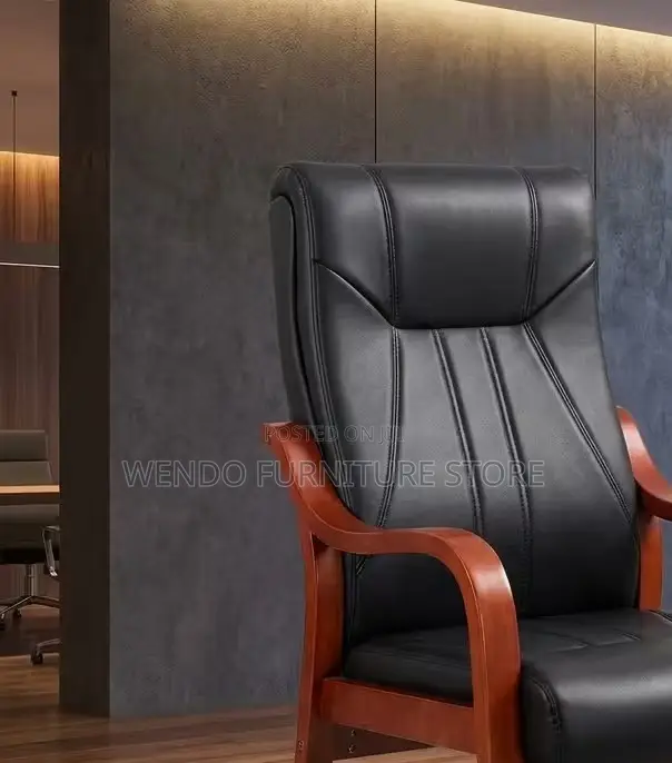 Office Chairs; Directors Leather Executive Visitors Desk Chair