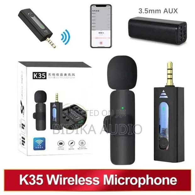  3.5mm Aux Wireless Lavalier Microphone System - main view