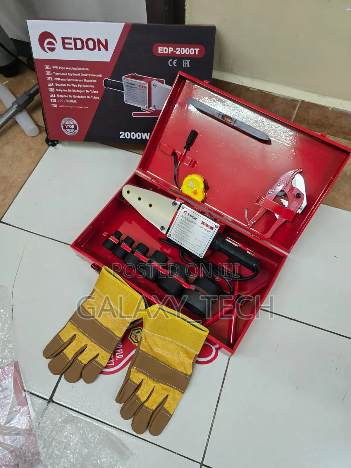 Edon 2000w Heavy Duty PPR Machine(Free Spirit Level, 3m Tape, Gloves)
