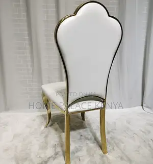 Dining Chair: High End Gold Stainless Steel Banquet Dining Chair