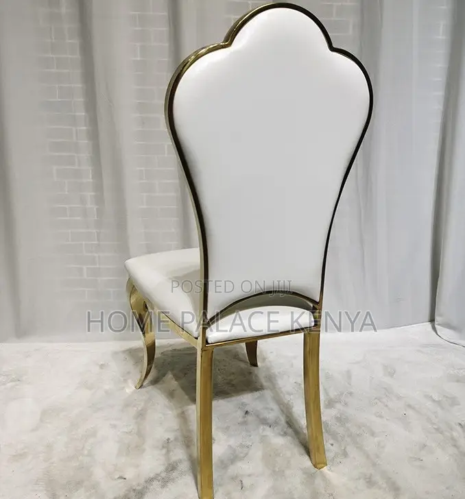 Dining Chair: High End Gold Stainless Steel Banquet Dining Chair