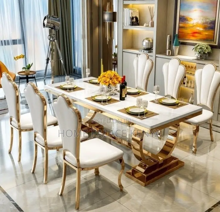 Dining Chair: High End Gold Stainless Steel Banquet Dining Chair