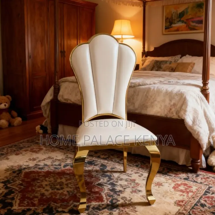 Dining Chair: High End Gold Stainless Steel Banquet Dining Chair