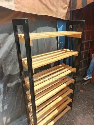 Modern Shoerack (Wood+Iron)