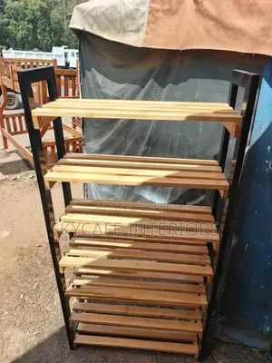 Modern Shoerack (Wood+Iron)