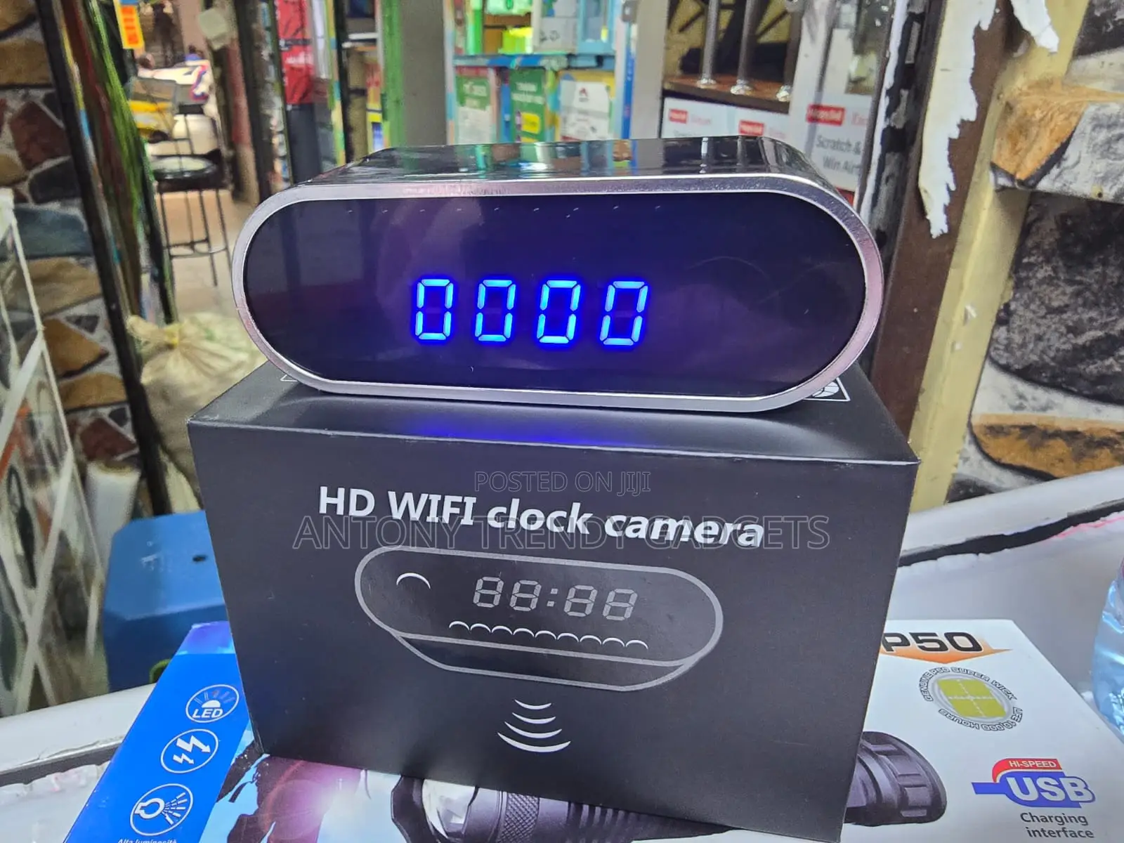 Hd Wifi Alarm Clock Camera Hidden Spy Camera Night Vision