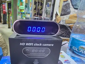 Wifi Alarm Clock Camera Motion Detection Hidden CCTV Cam