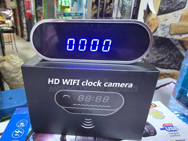 Hidden Hd Wifi Camera Alarm Clock Remote Viewing Device