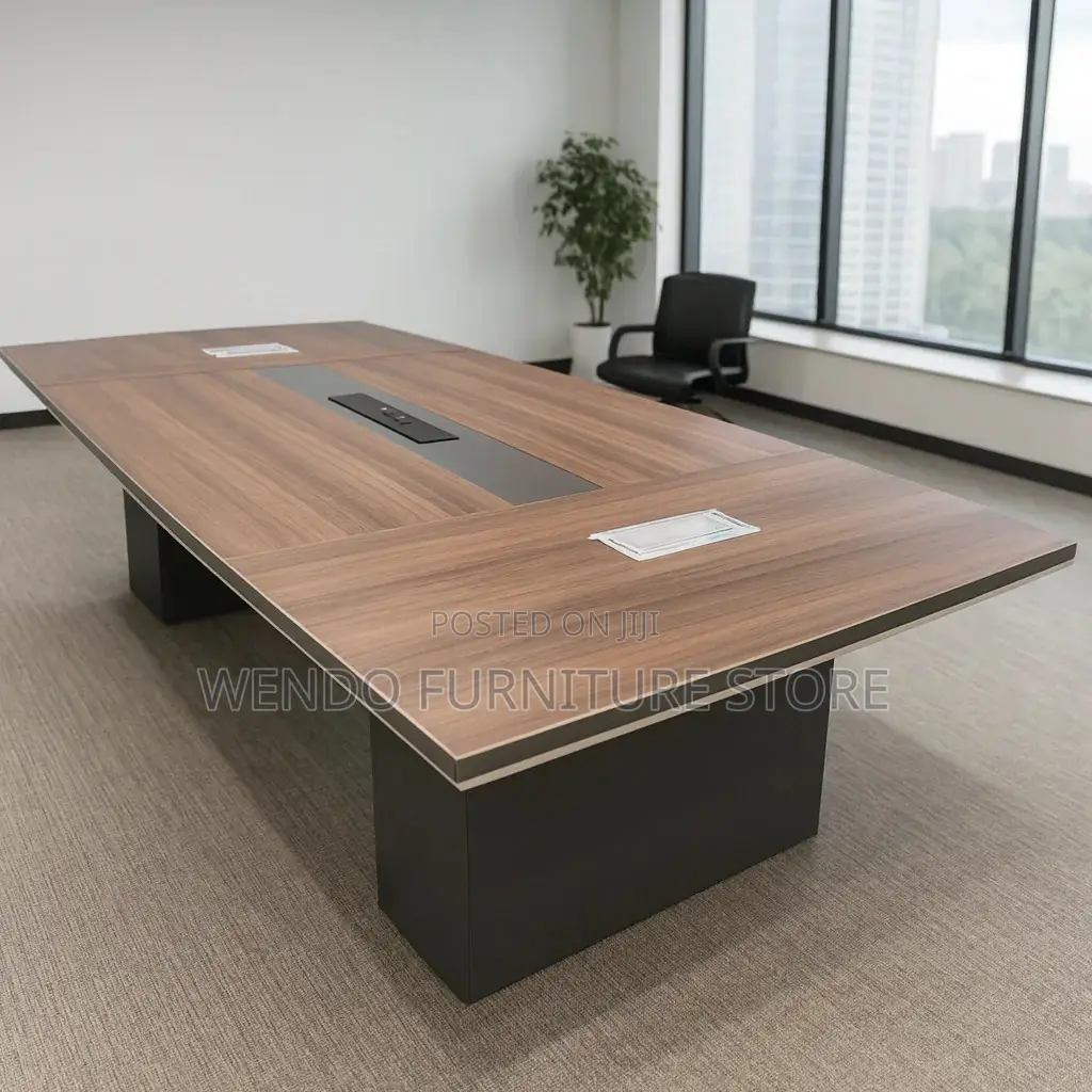 Boardroom Table; 2.4 Meters Senior Meeting Executive Boardroom Table