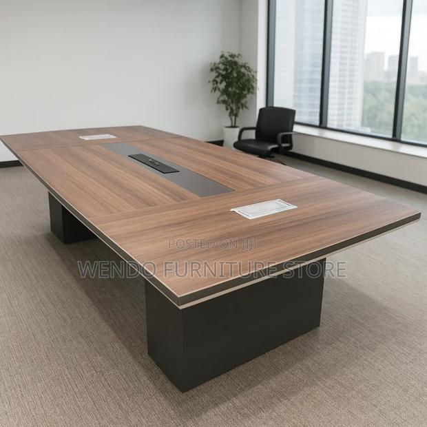 Boardroom Table; 2.4 Meters Senior Meeting Executive Boardroom Table