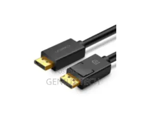 Ugreen Dp Male to Male Cable 1.5m (Black) – Dp102 / Ug-10245