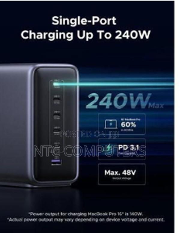 Ugreen Gan 500w Desktop Fast Charger (6-Port) Uk - X759 - thumbnail 2