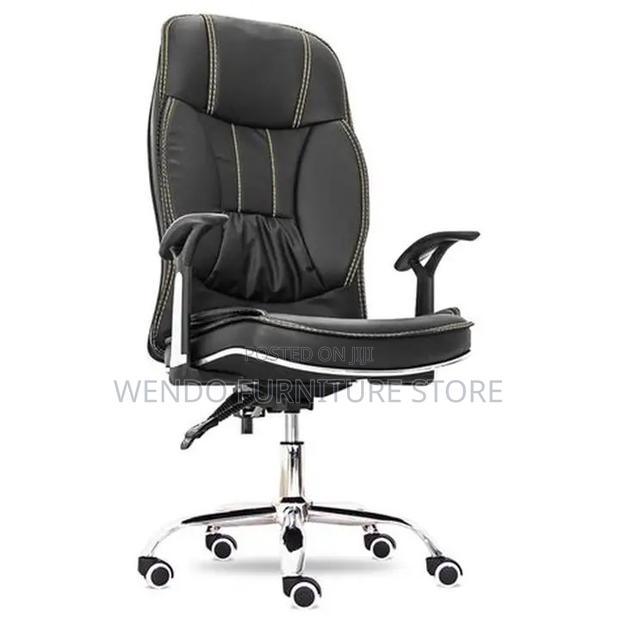 Office Chairs; Leather Reclining Resting Office Chairs - thumbnail 2