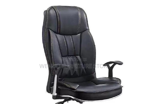 Office Chairs; Leather Reclining Resting Office Chairs - thumbnail 3
