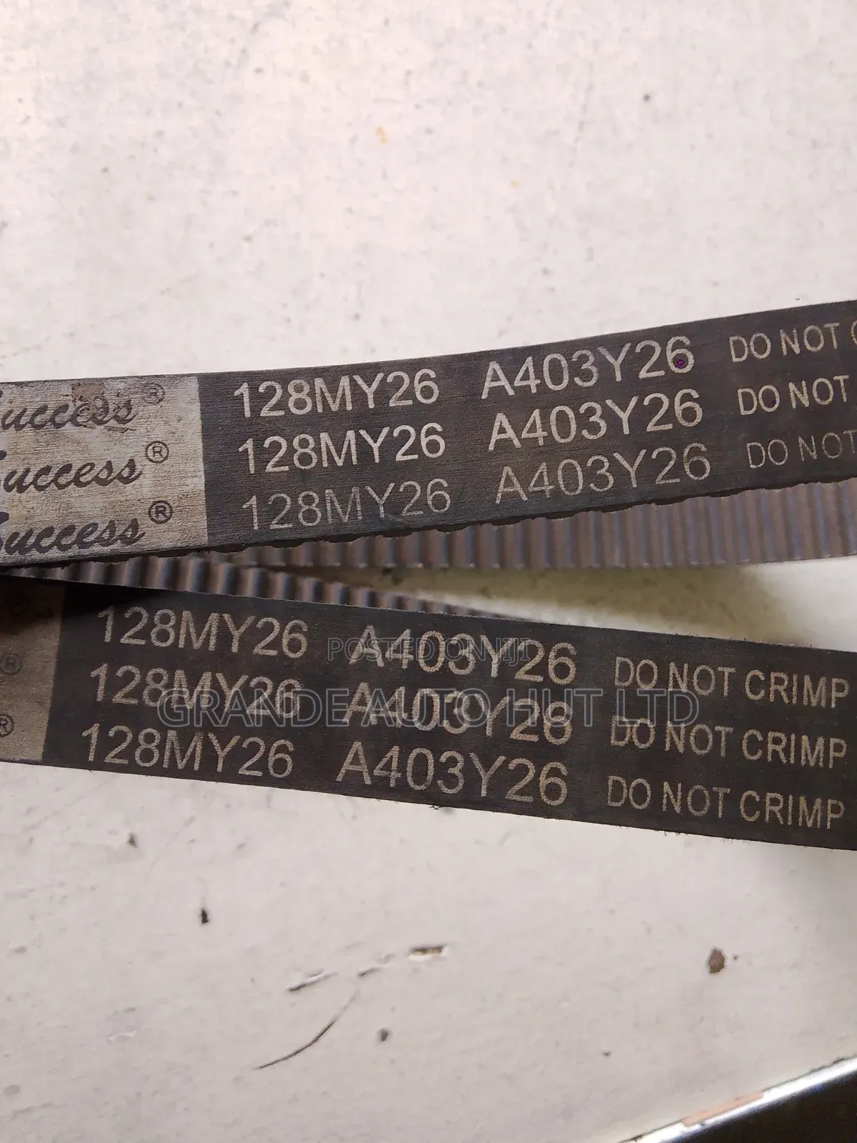 Timing Belt 128 Teeth Toyota Corolla Ae102