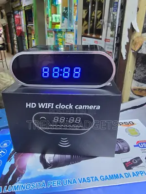 Hd Hidden Alarm Clock Camera Loop Recording Wifi CCTV