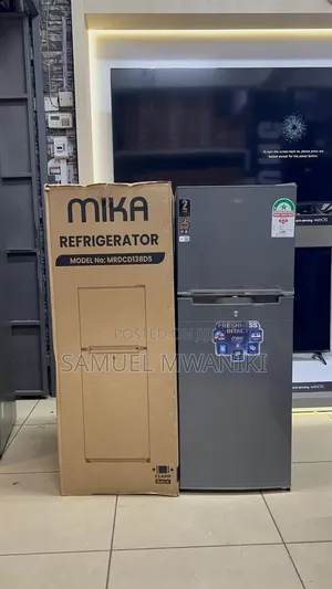 Mika 138l Double Door Top Mount Freezer Fridge