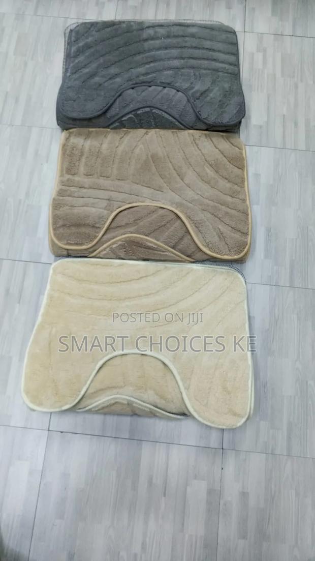 Flocking Micro Fiber With Rubber Toilet Mats