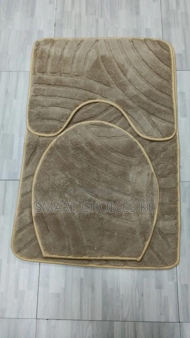 Flocking Micro Fiber With Rubber Toilet Mats - thumbnail 6