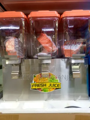 Commercial 3-Chamber Electric Juice Dispenser